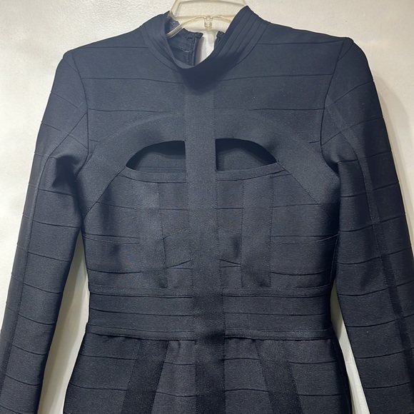 NWOT Black bandage dress - Picture 2 of 5